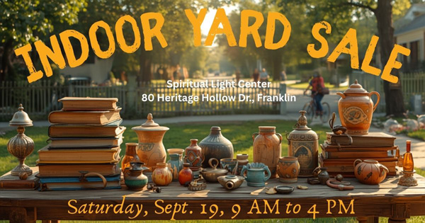 Yard Sale September 19th